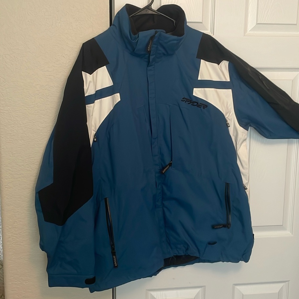 Spyder Blue and Black Ski Jacket
